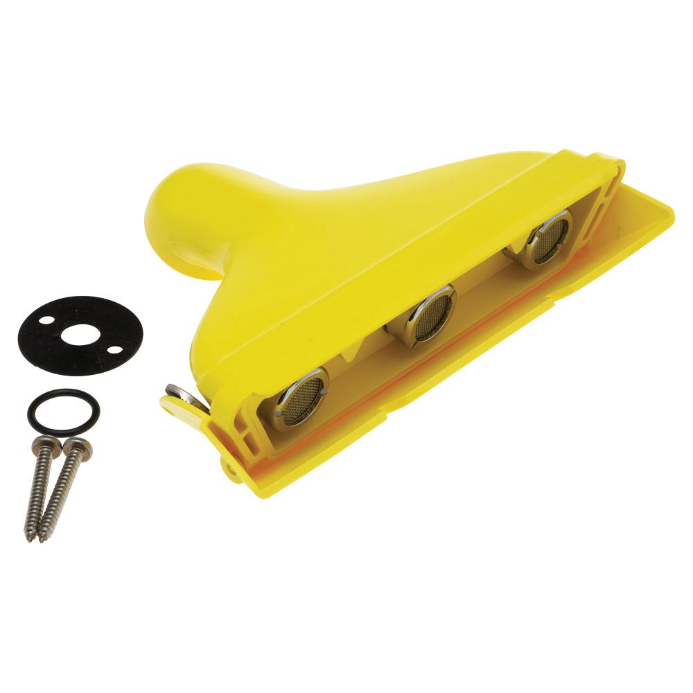Pratt Safety Triple Aerated Eye And Face Wash Nozzle Assembly