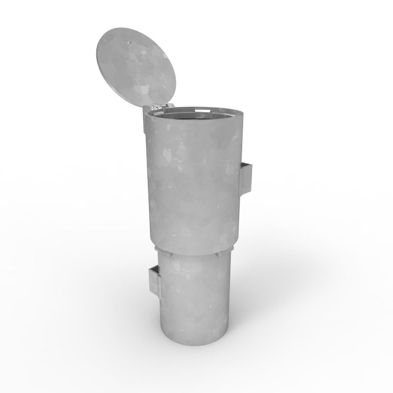 Cam-lok Removable Bollard 140mm New Concrete Sleeve