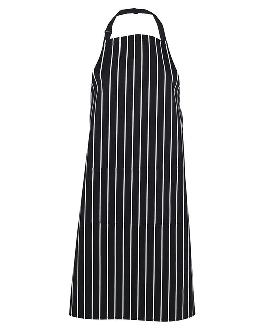 JB's Bib Striped Apron Black/White