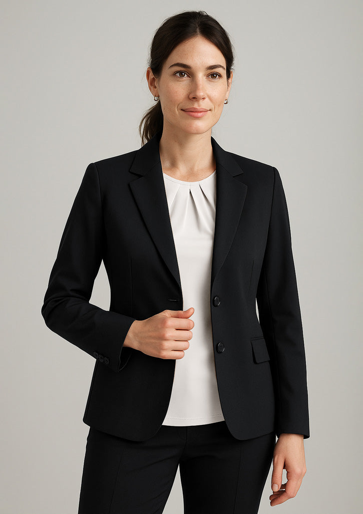 BizCorporate 64012 Womens Comfort Wool Stretch Longline Jacket