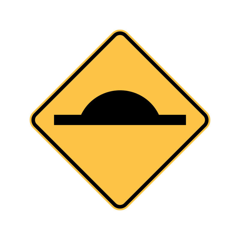 Sign - Speed Hump 600 x 600mm