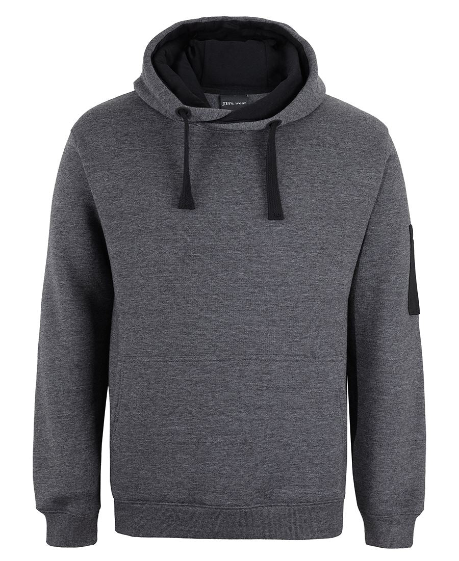 JB's 350 Trade Hoodie Charcoal Marle/Black