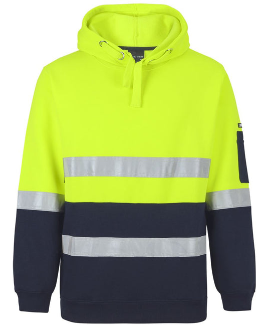 JB's Hv (D+N) Pull Over Hoodie Lime/Navy