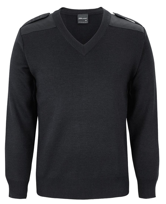 JB's Epaulette Jumper Black