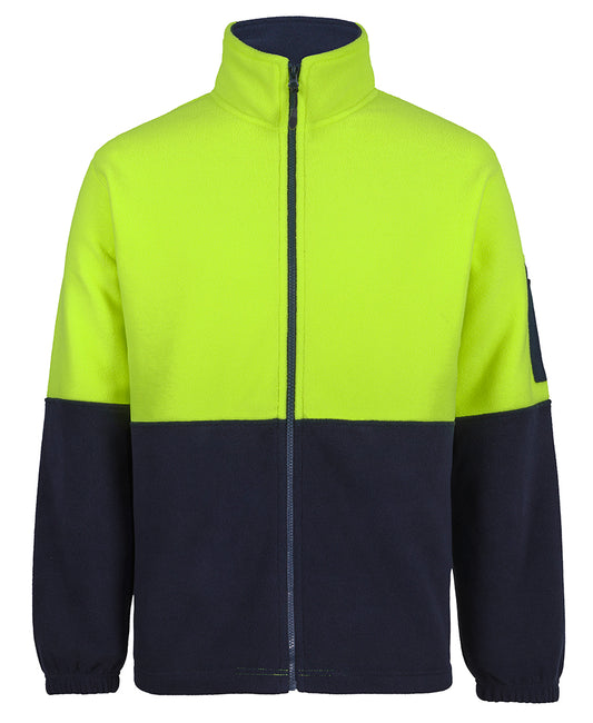 6HVPE Hi Vis Full Zip Polar Fleece