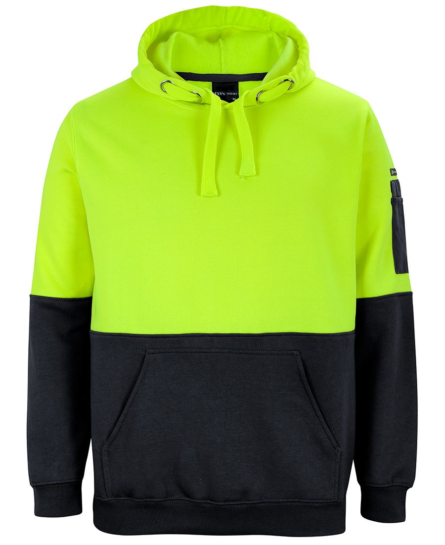 JB's Hv Pull Over Hoodie Lime/Black