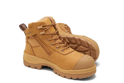 Blundstone 8550 RotoFlex Wheat water-resistant nubuck 135mm safety boot