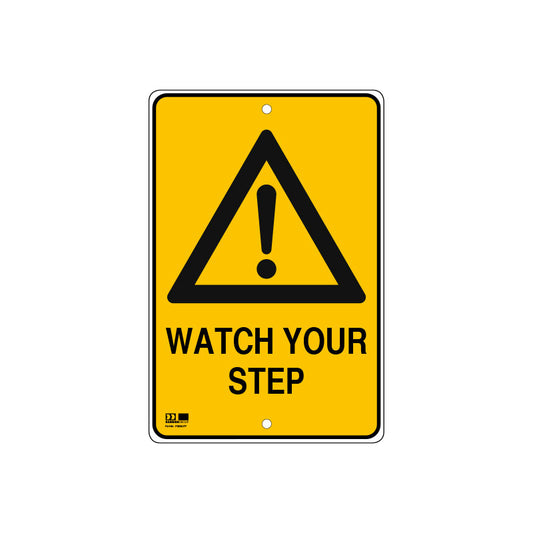 Pilot Sign - Watch Your Step - 300 x 450 x 1.4mm Polypropylene