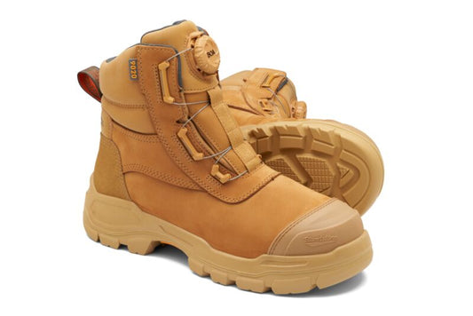 Blundstone 9020 RotoFlex MAX Wheat water-resistant premium nubuck 150mm Boa® Lacing safety boot