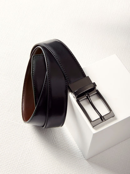 BizCorporate 99300 Mens Leather Reversible Belt