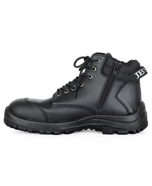 JB's Steeler Zip Safety Boot Black-03
