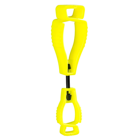 Portwest Metal Free Glove Clip in Yellow