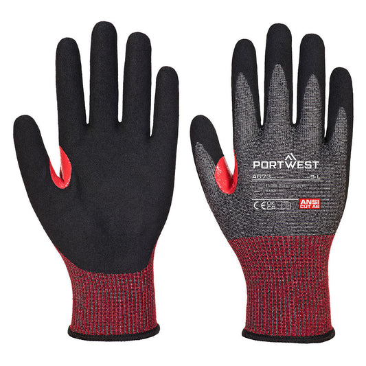 Portwest CS Cut F18 Nitrile Glove in Black