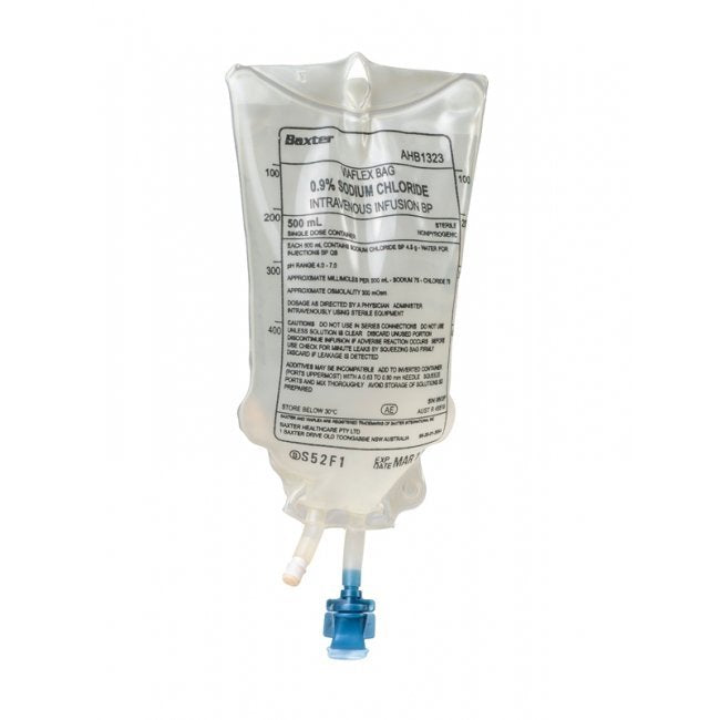 BAXTER AHB2324 Hartmanns Solution (Compound Sodium Lactate) Viaflex I.v.bag 1L