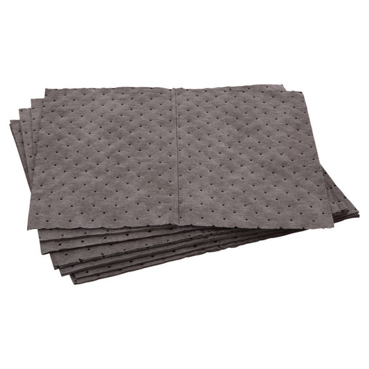 Pratt Safety Absorbent Pad General Purpose Grey 10pk