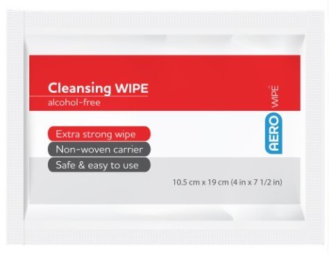 AERO HEALTHCARE AW8000 Aerowipe Alcohol-Free Antiseptic Wipes Carton of 2000