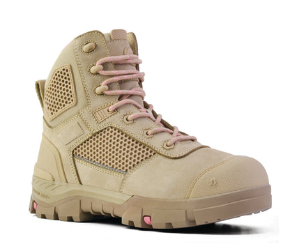 AVENGER- LADIES SAND ZIP SIDED SAFETY BOOT