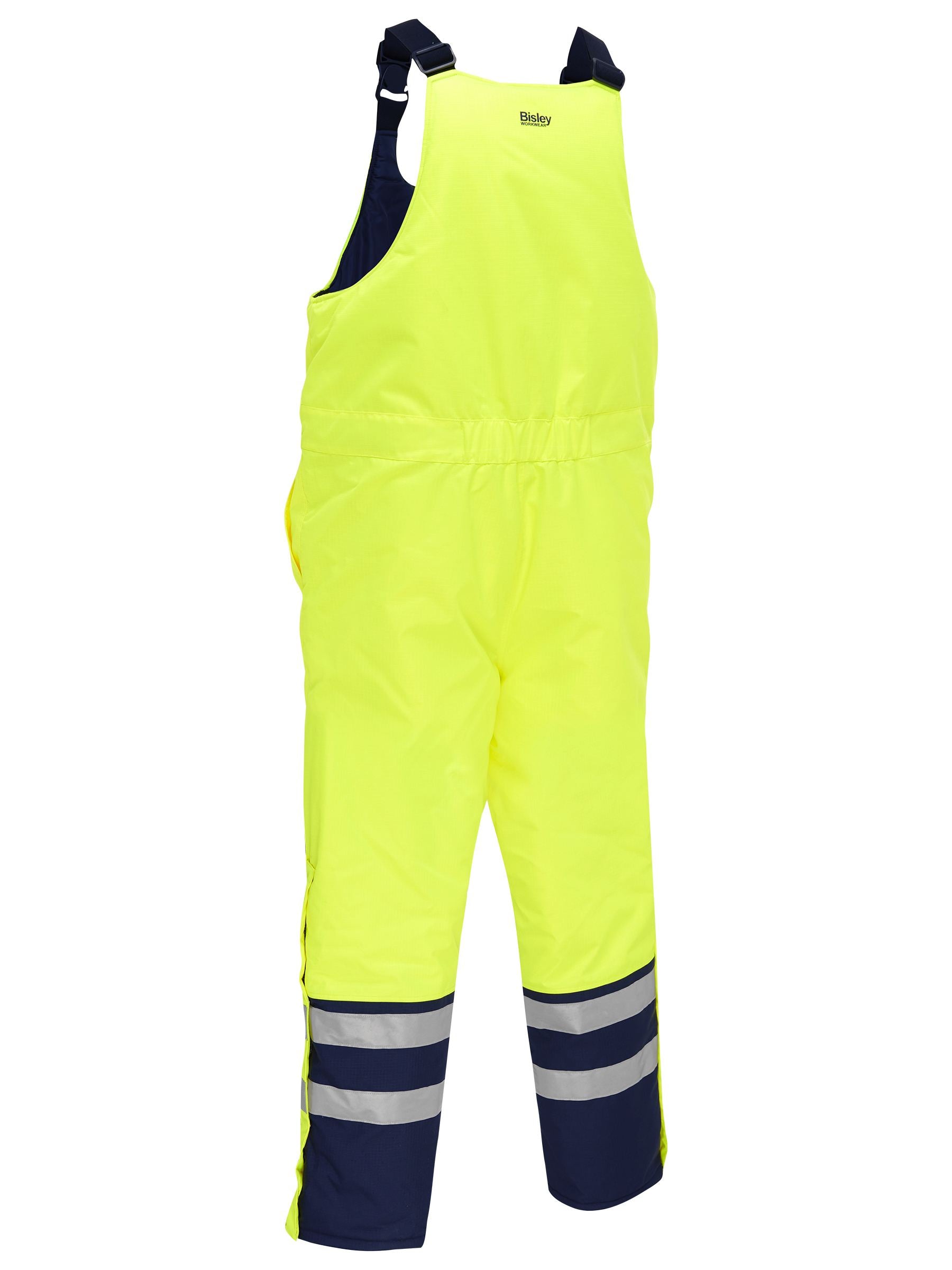 BAB6452T Taped Hi Vis Freezer Bib & Brace Coverall