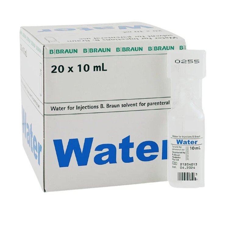 B.BRAUN BB3521400 Water for Injection 10ml x 20 (B.Braun)