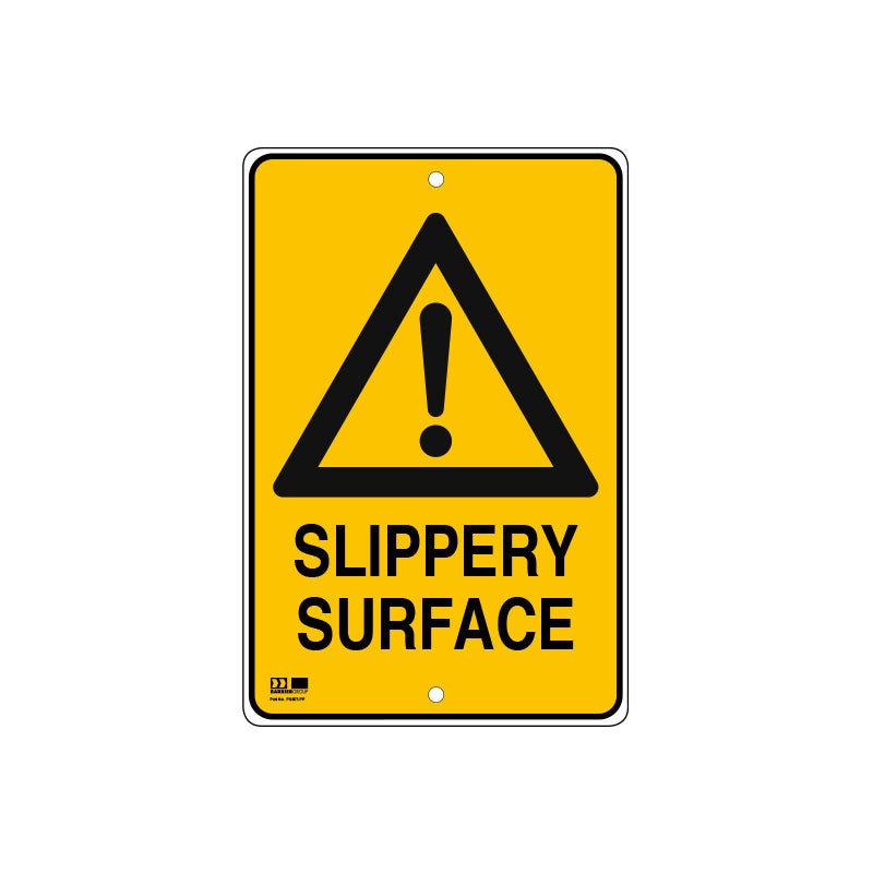 Pilot Sign - Slippery Surface