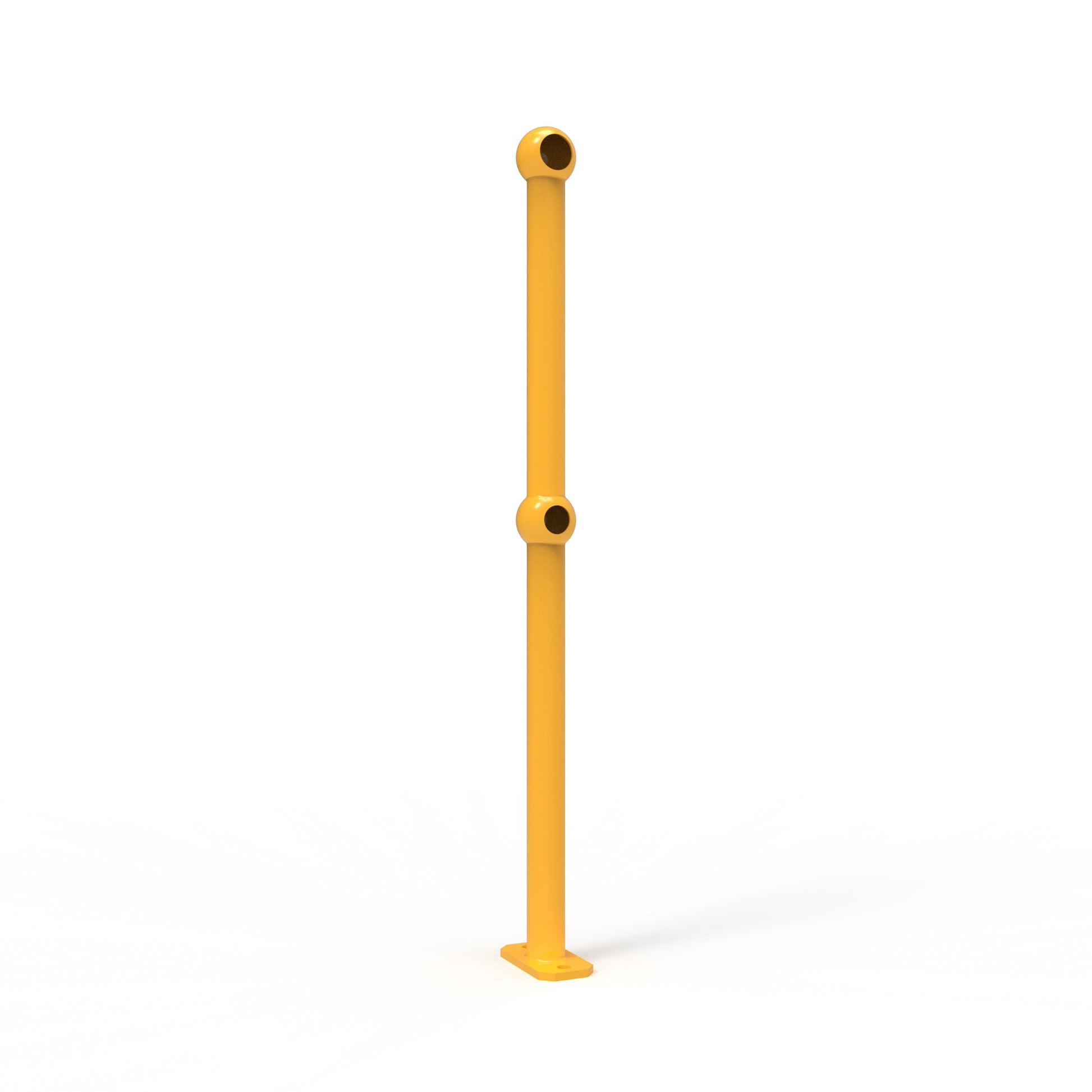 Ball Fence End Post Surface Mounted
