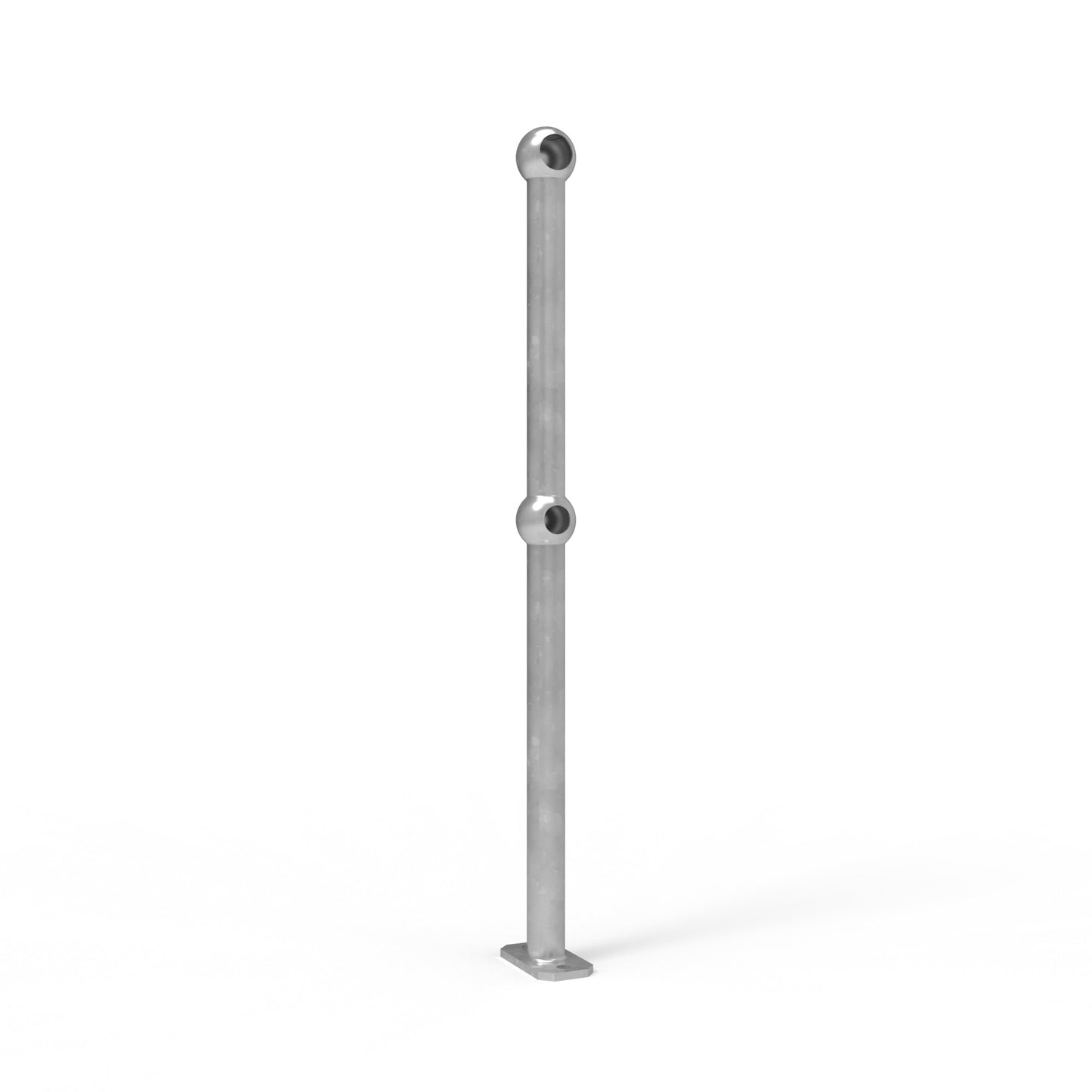 Ball Fence End Post Surface Mounted