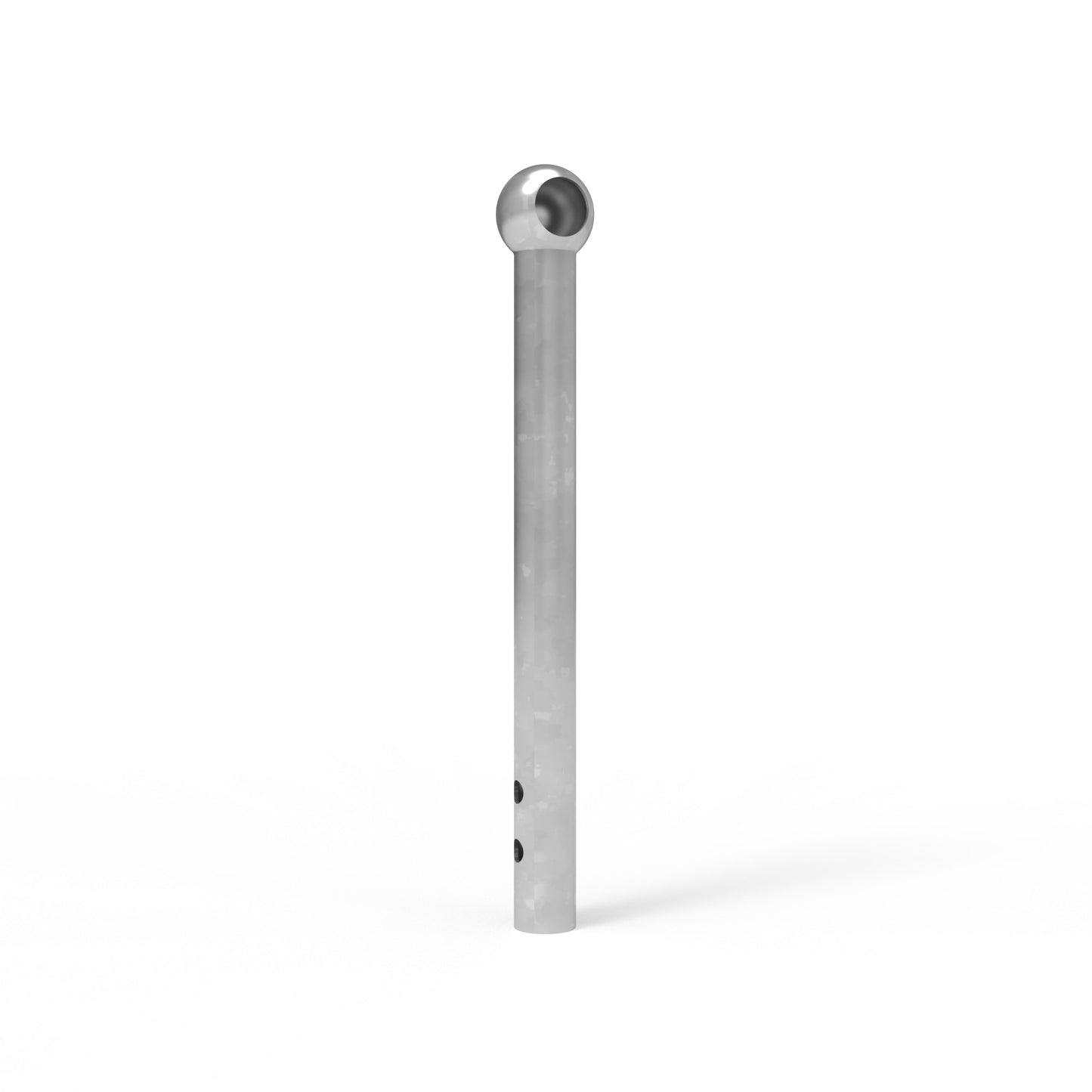 Ball Fence End Post for W Beam