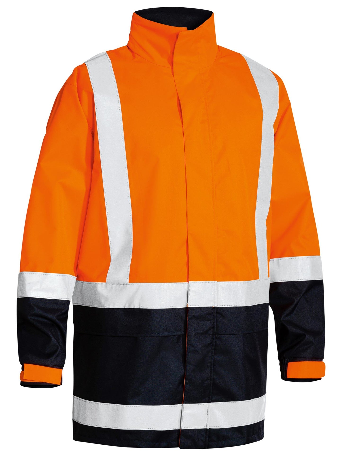 BJ6766T Taped Hi Vis Recycled Rain Shell Jacket