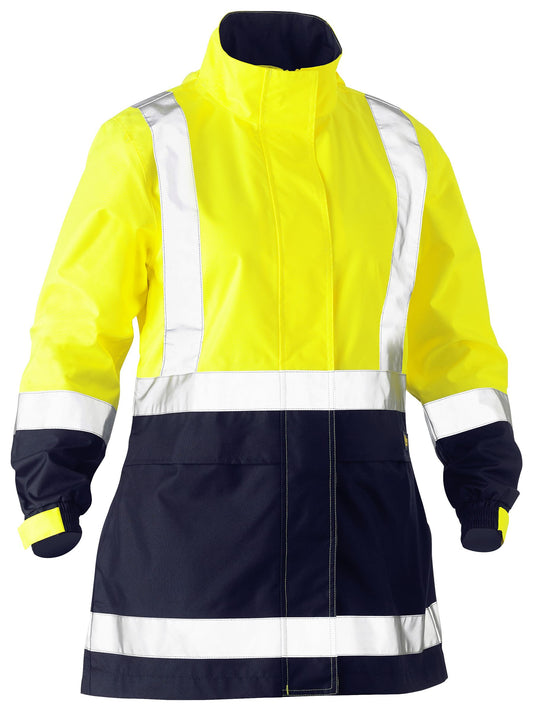 BJL6766T Women's Taped Hi Vis Recycled Rain Shell Jacket