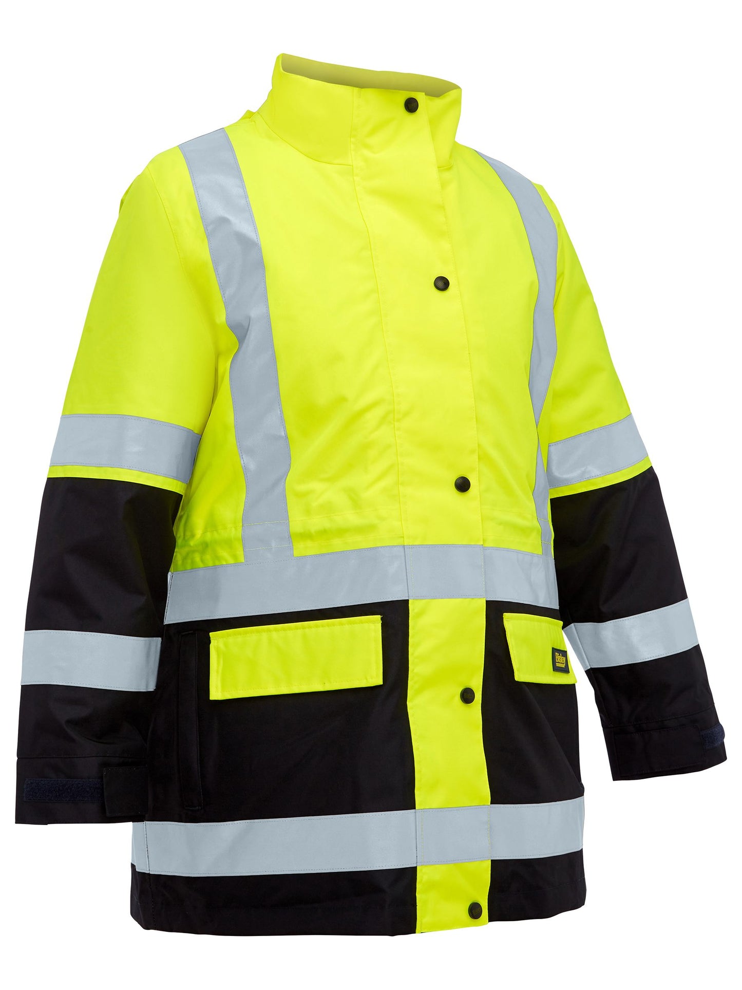 BKL6975 Women's Taped Hi Vis 5 in 1 Rain Jacket