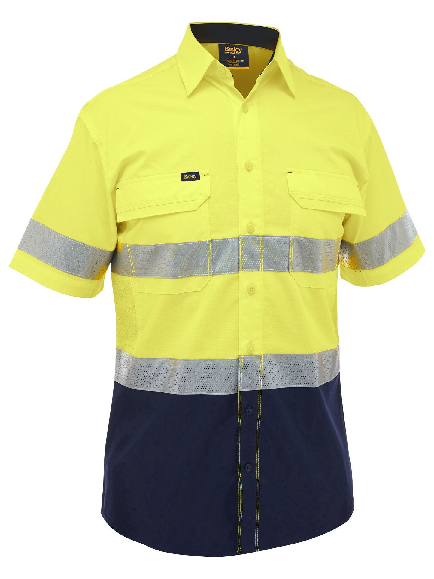 BS1491T X Airflow™ Hi Vis Taped Stretch Ripstop Shirt