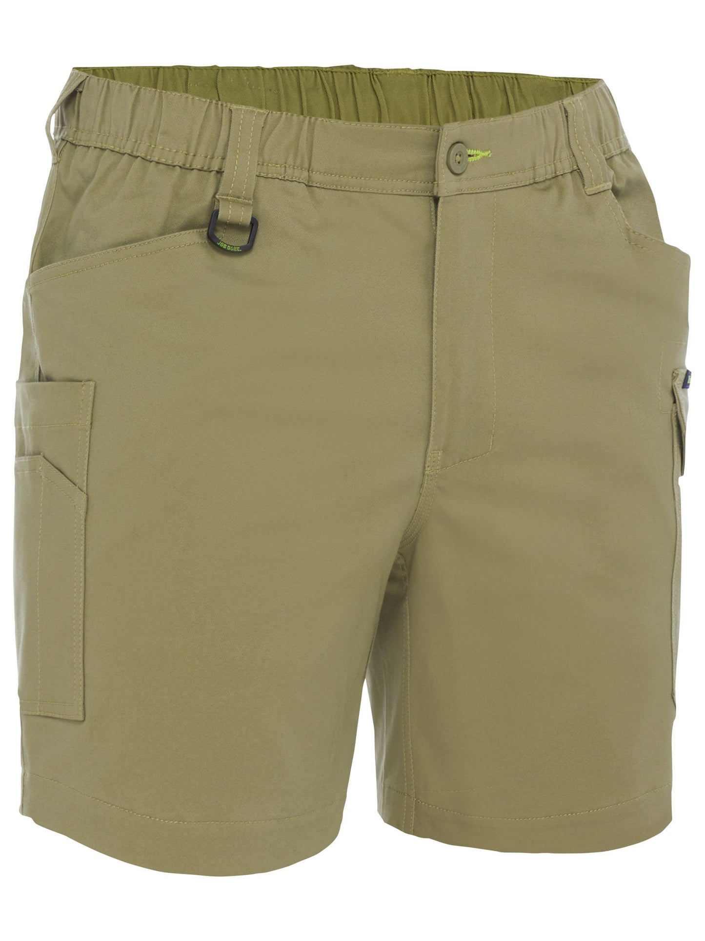 BSHC1018 Stretch Cotton Elastic Waist Cargo Short