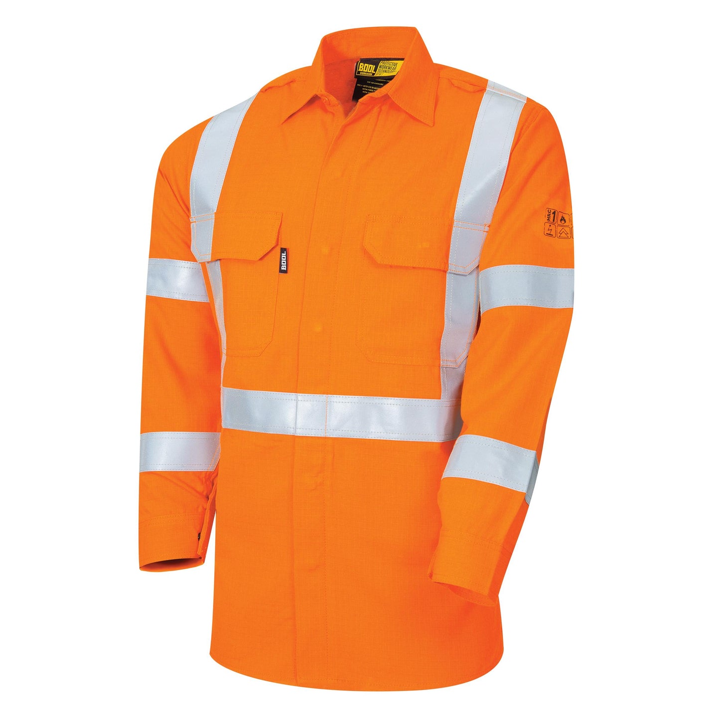 BW1500T5 Lightweight PPE 1 L/S FR Shirt with X-Back LOXY™ FR Reflective Tape