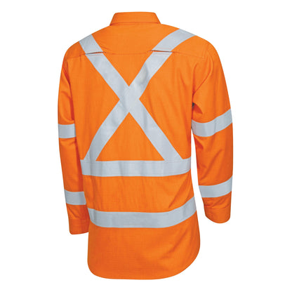 BW1500T5 Lightweight PPE 1 L/S FR Shirt with X-Back LOXY™ FR Reflective Tape