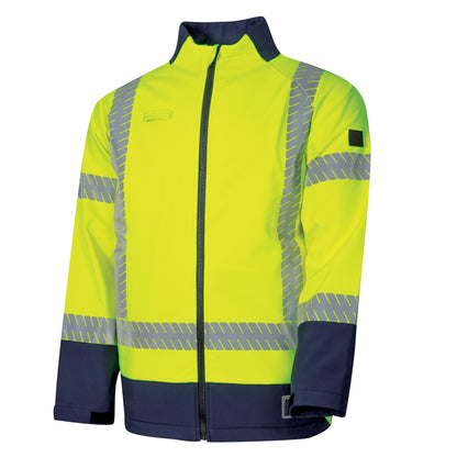 BW2300T8 Hi-Vis PPE 2 Softshell Jacket with Segmented FR Reflective Tape