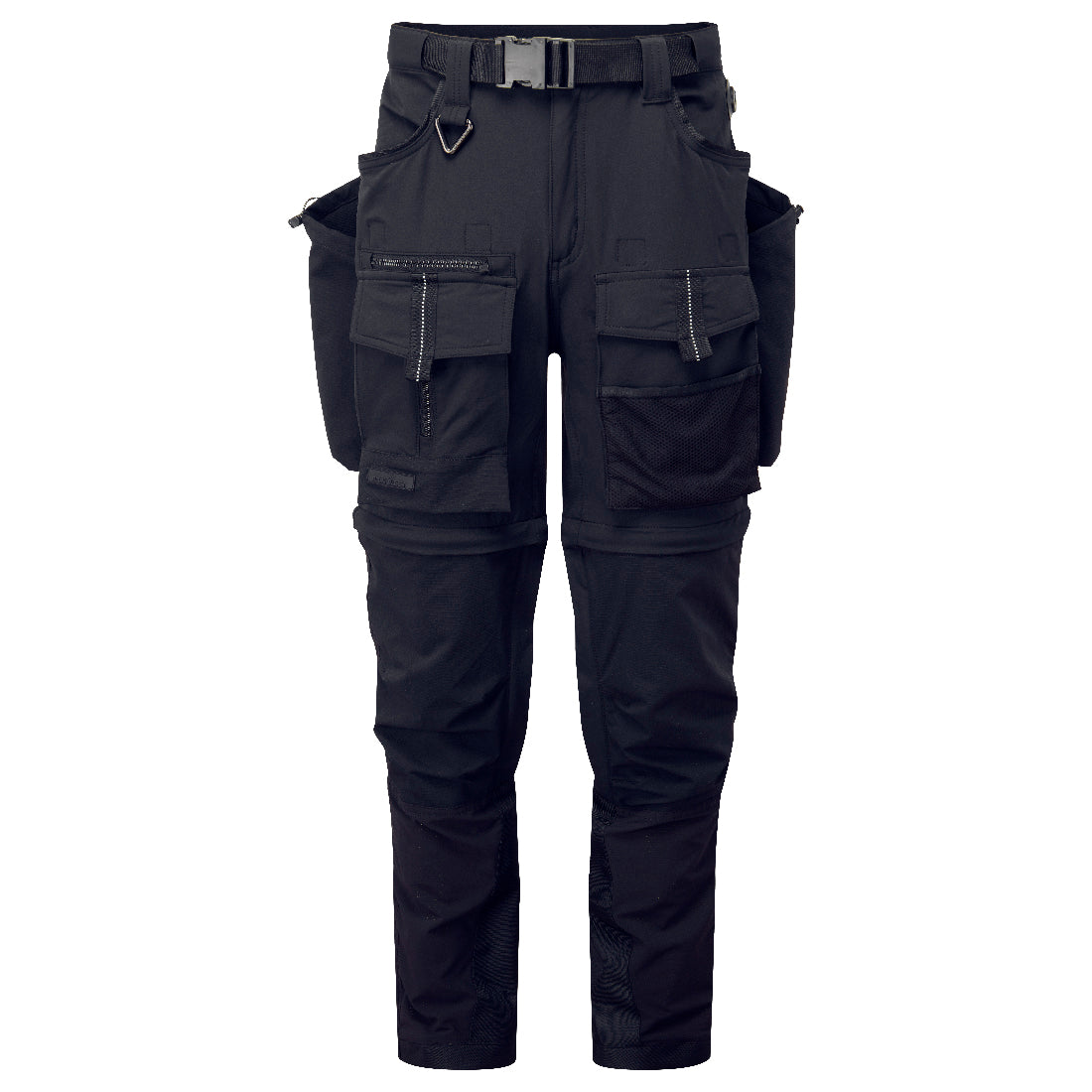 Portwest Ultimate Modular Work Pants in Black/Yellow