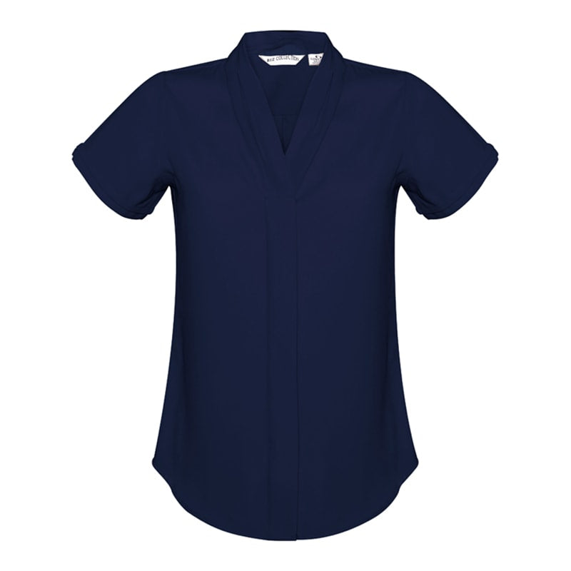 S628LS Biz Collection Ladies Madison Short Sleeve Blouse