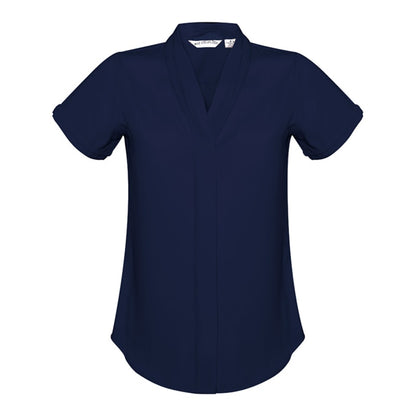 S628LS Biz Collection Ladies Madison Short Sleeve Blouse