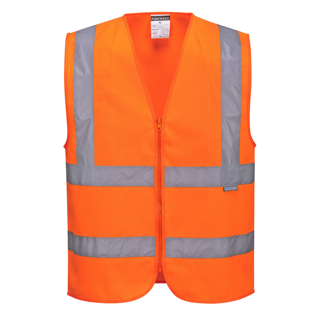 Portwest C375 Hi-Vis Zipped Band and Brace Vest