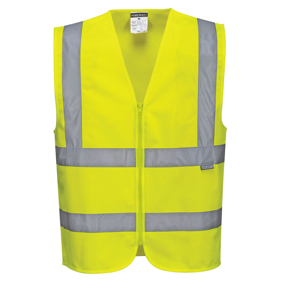 Portwest C375 Hi-Vis Zipped Band and Brace Vest