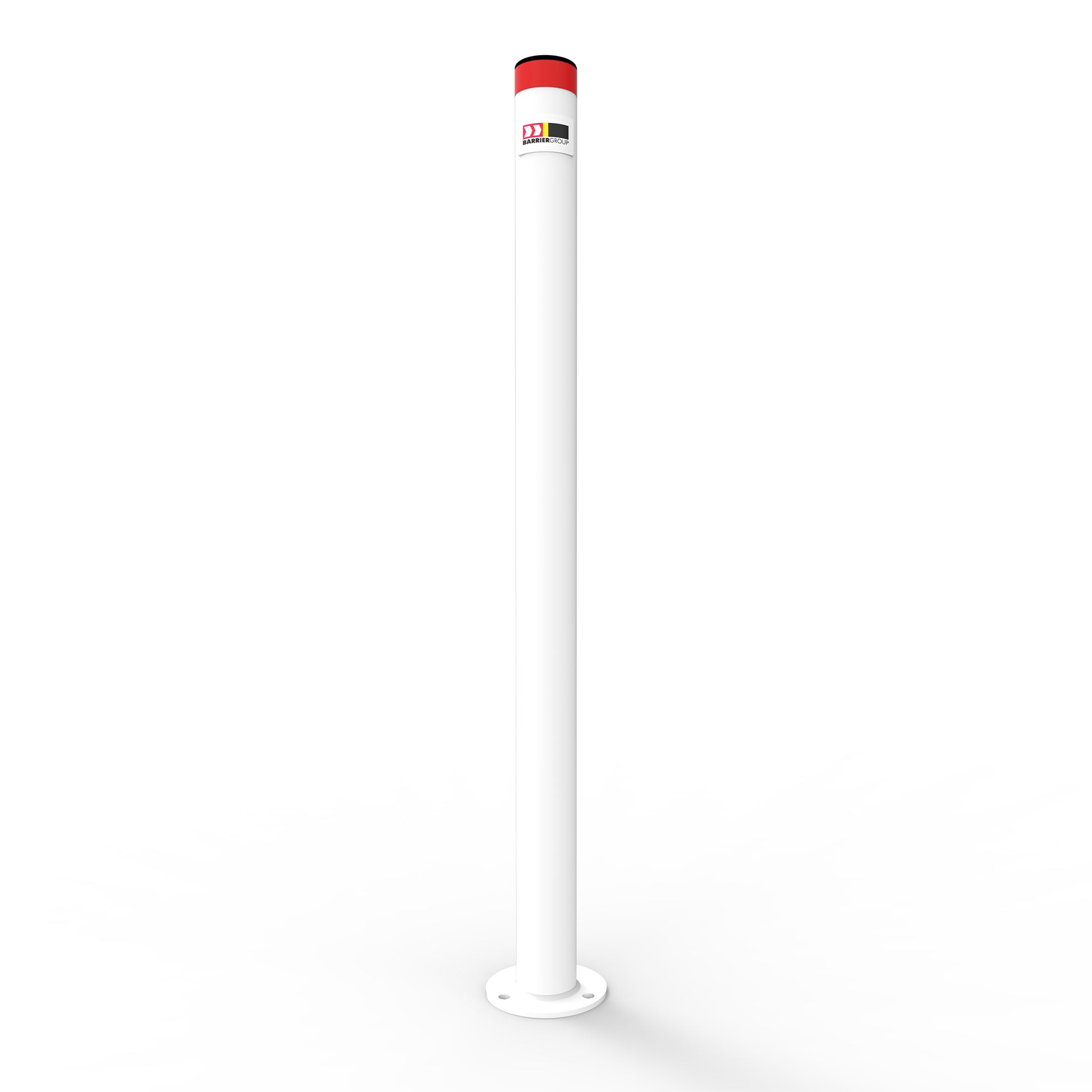 Bollard 60mm Surface Mounted Compliance Powder Coated White
