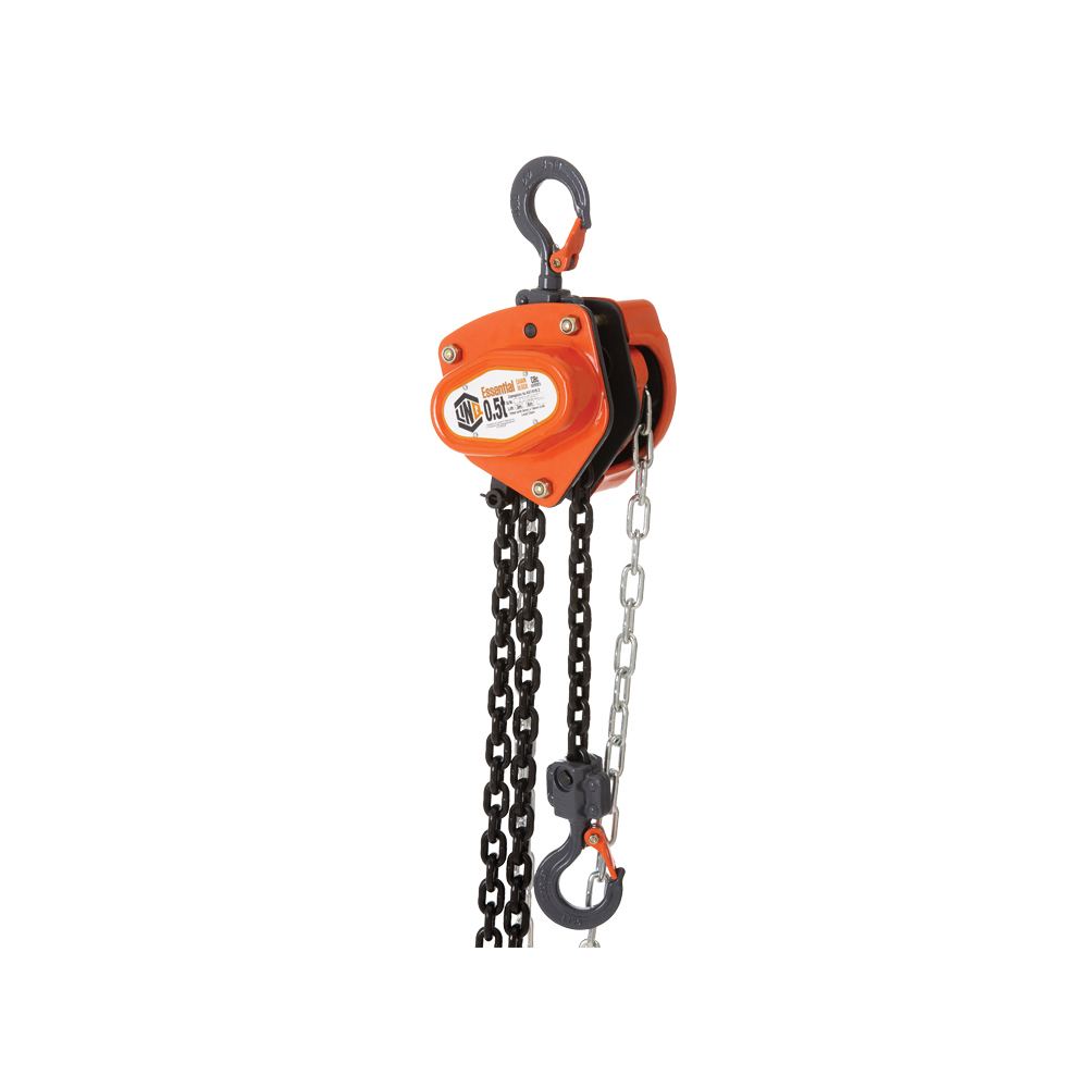 LINQ Height Safety Chain Block Commercial 2 Tonne Capacity 3M Long