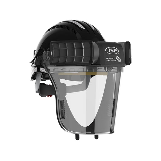 JSP Safety Powercap Infinity PAPR Respirator With Black Helmet