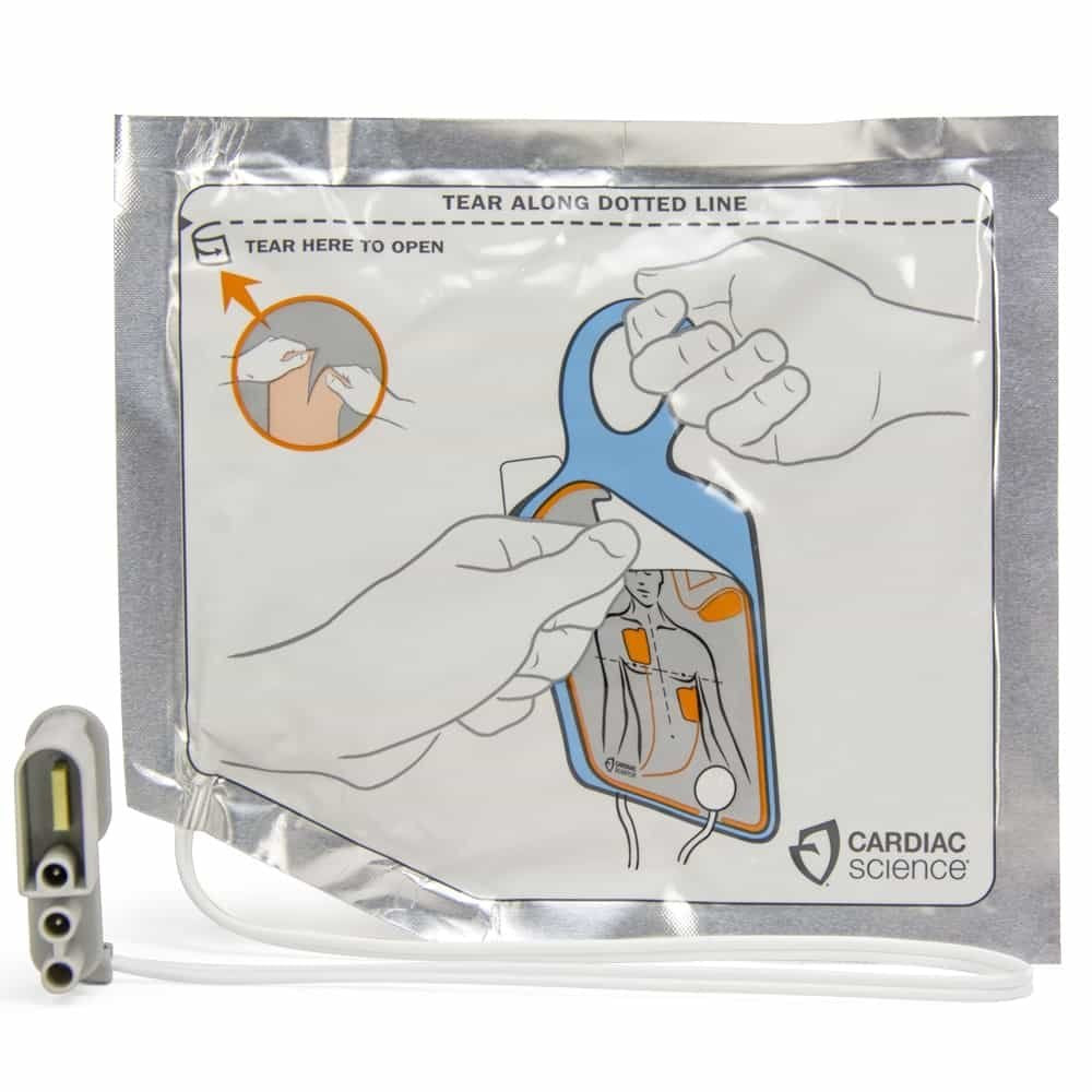 CARDIAC SCIENCE CSXELAED001A Powerheart G5 Defibrillation Pads Adult