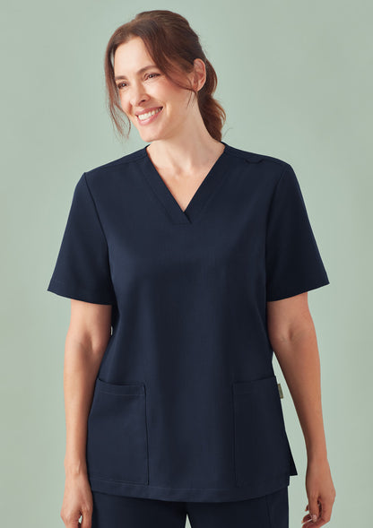 BizCare CU543LS Womens Pulse V-Neck Scrub Top