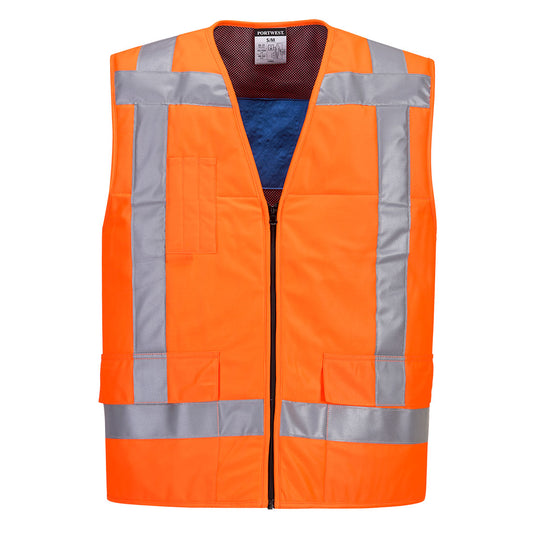 Portwest High Vis Cooling Vest in Orange