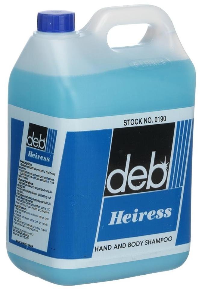 SC JOHNSON DEB D0190 Deb Heiress Hand & Body Shampoo 5L