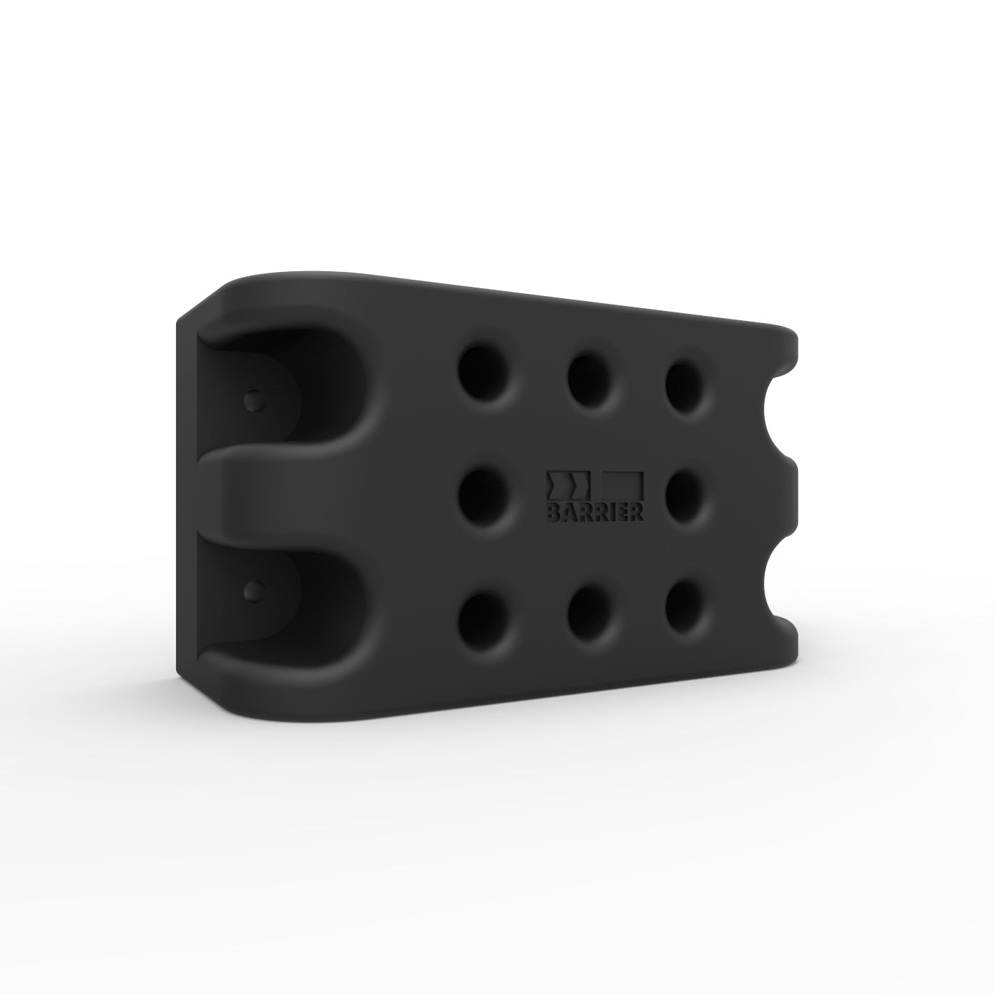 Dock-Safe-Q Panel Receiver - Moulded Rubber Black