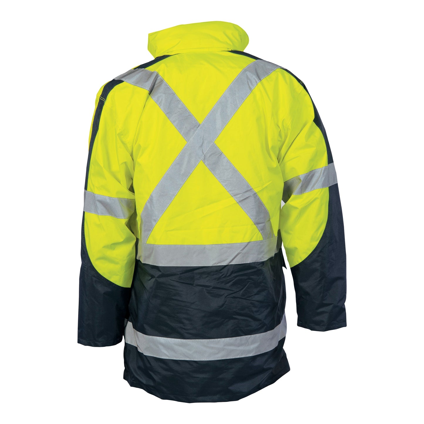 3998 HiVis Cross Back 2 Tone D/N “6 in 1” Contrast Jacket (Outer Jacket and Inner Vest can be sold separately)