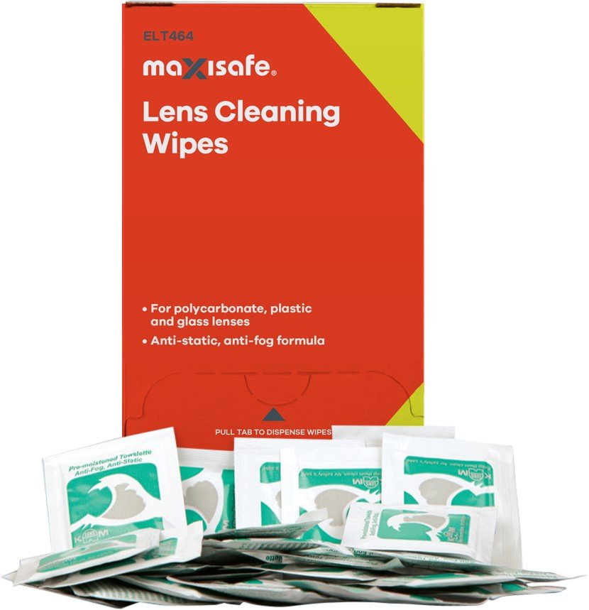 Maxisafe ELT464 Anti-Fog Lens Cleaning Wipes